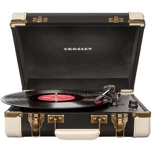 Crosley Executive USB Enabled 3-Speed Portable Record Player Turntable
